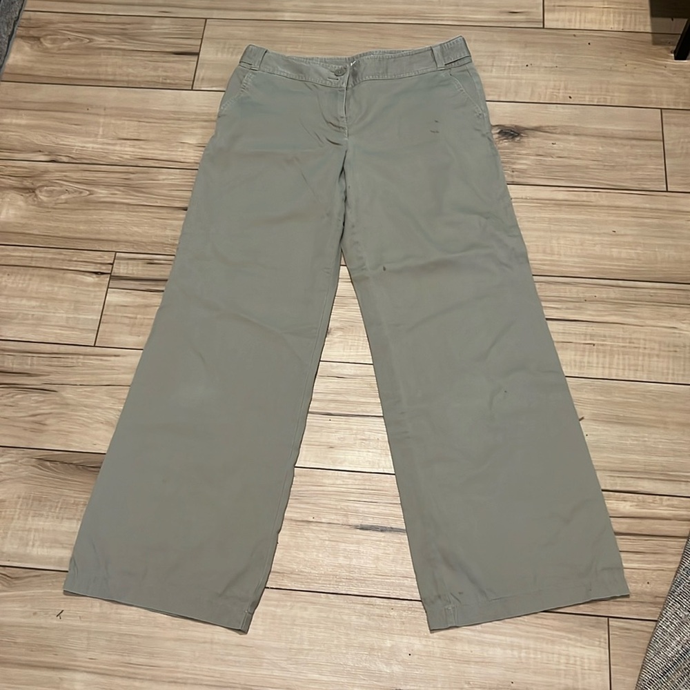 Tan wide leg pant